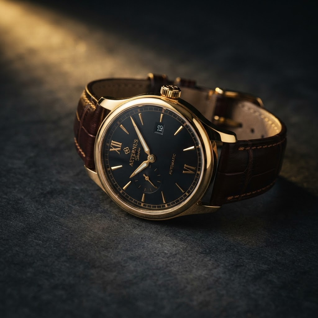 Premium Automatic Leather Watch